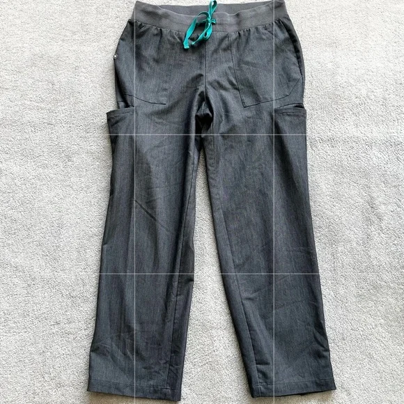 FIGS TECHNICAL COLLECTION PANTS SIZE MEDIUM NURSE DOCTOR HOSPITAL SCRUBS - Picture 9 of 9